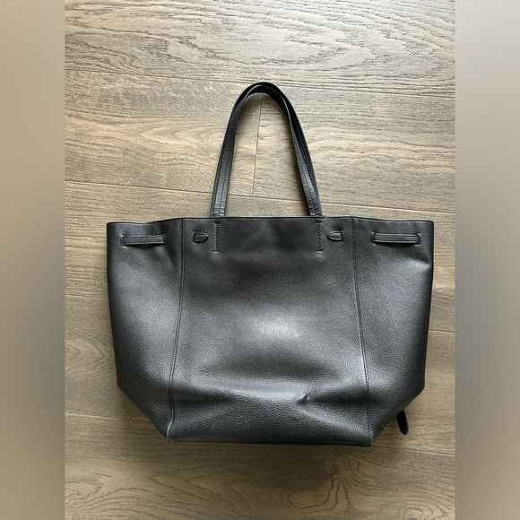Celine Cabas Phantom Tote, Black Leather, Size Large - Picture 5 of 12
